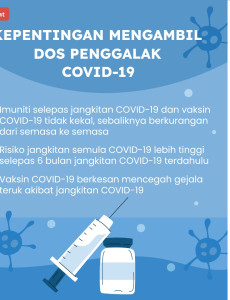 Kepentingan Mengambil Dos Penggalak COVID-19